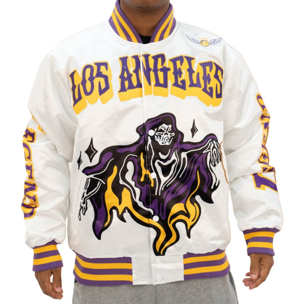 NWT BRAND X Los Angeles Reaper Satin Jacket 2X